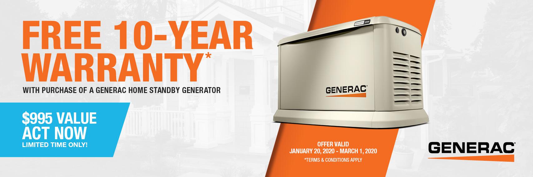 Homestandby Generator Deal | Warranty Offer | Generac Dealer | Cimarron, KS